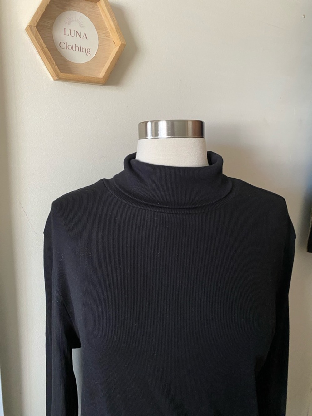 NWT Black Turtle Neck